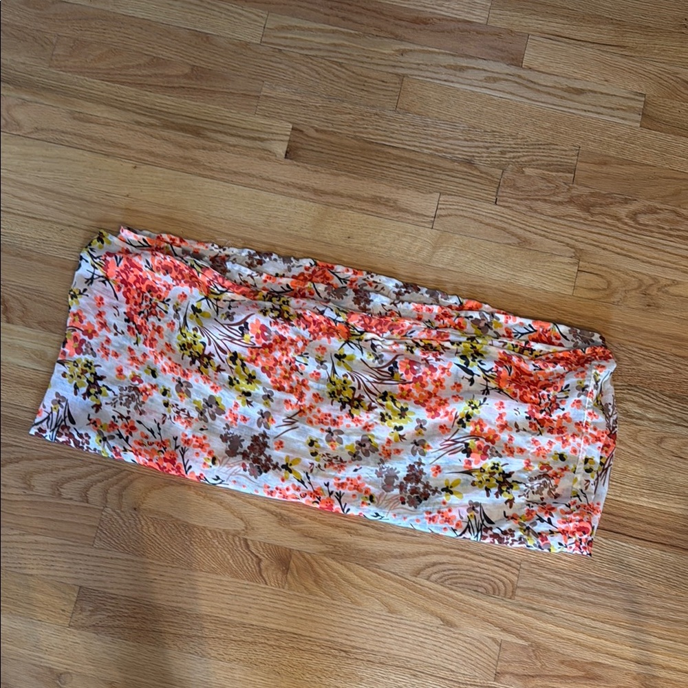 Floral infinity scarf